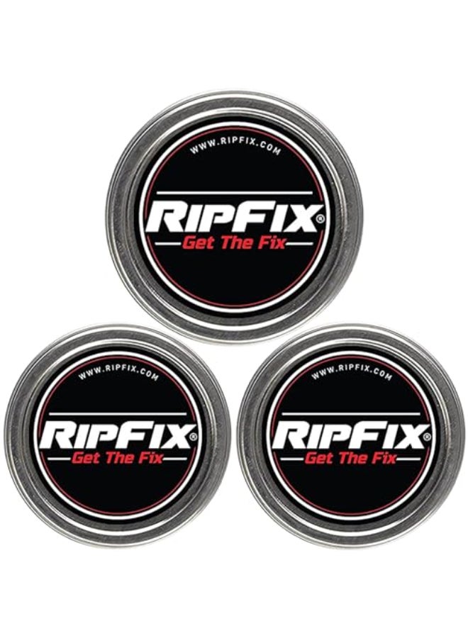 RipFix Hand Repair Balm for Dry Cracked Hands Hand Salve for Gymnastics and Rock Climbers Rip Fix Climbing Salve for Men and Women Premium Gymnast Balm for Hardworking Hands 3 Classic 134 oz Tins - Image 1