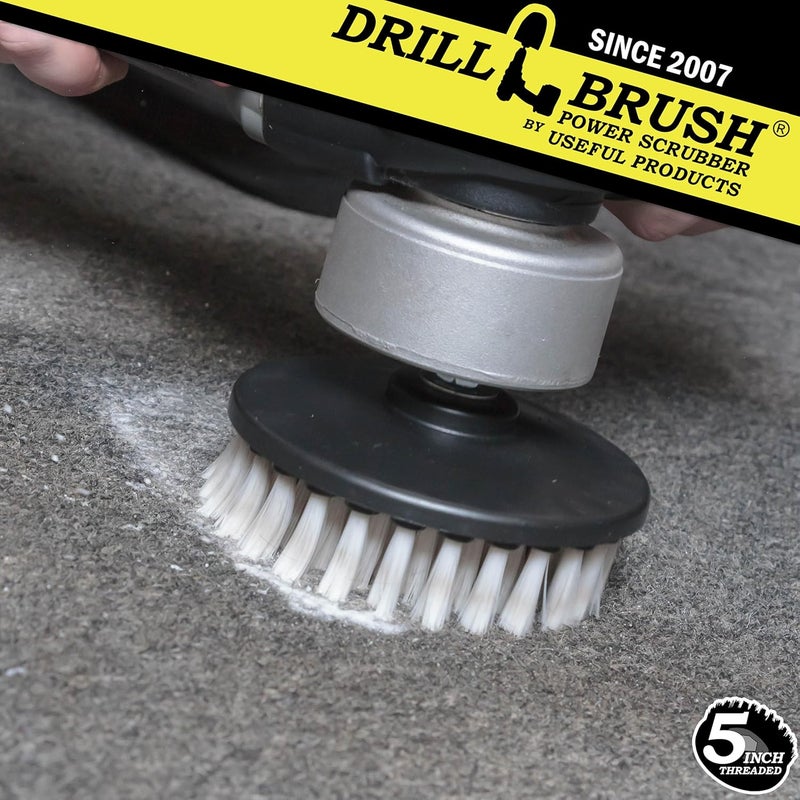 Drillbrush Power Scrubber with Soft White Bristles - Image 2
