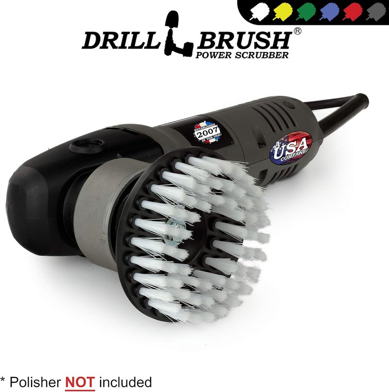 Drillbrush Power Scrubber with Soft White Bristles - Image 4