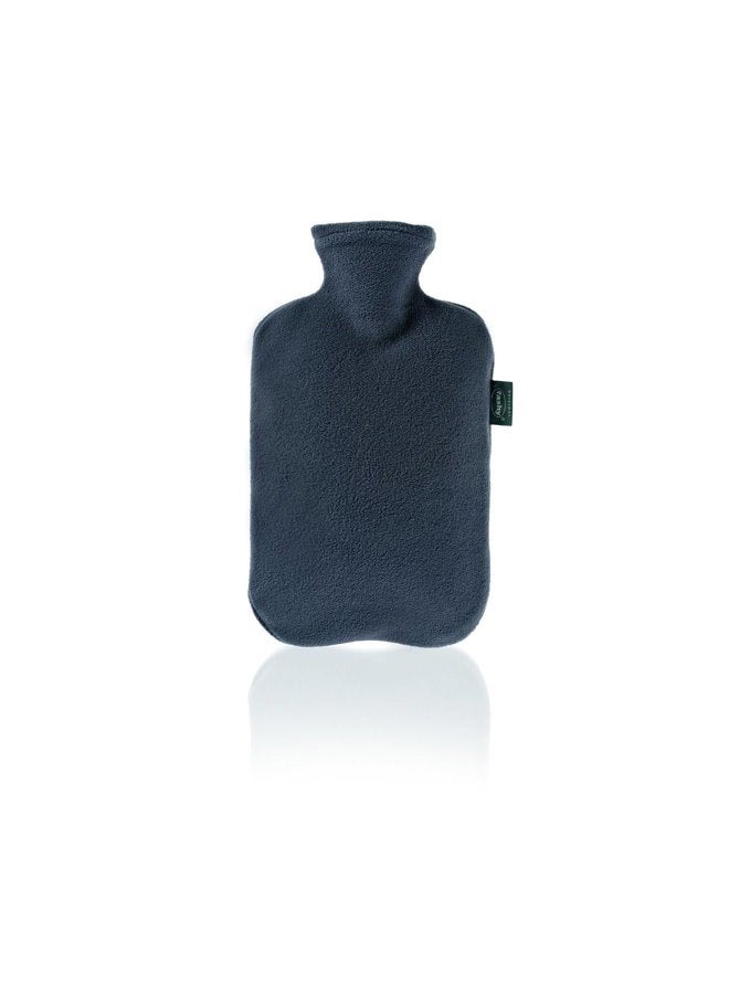 Fashy Hot Water Bottle with Fleece Cover (Assorted Colors) - Image 1