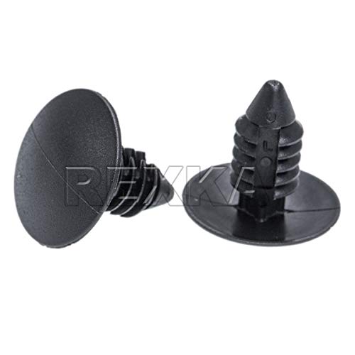 Rexka 50pcs Splash Shield Fender Liner Trunk Lid Trim Retainer Clip 20732399 Compatible with GM Buick Cadillac Chevrolet GMC Oldsmobile Pontiac Traverse Acadia Savana Express Enclave Lesabre Camaro - Image 2