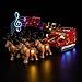 BrickSoul LED Light Up Kit Compatible with Lego Christmas Santas Sleigh 40499 Building Set for Adults Upgraded Sound Version with Music Playback Lighting Accessories Not 40499 Building - Image 2