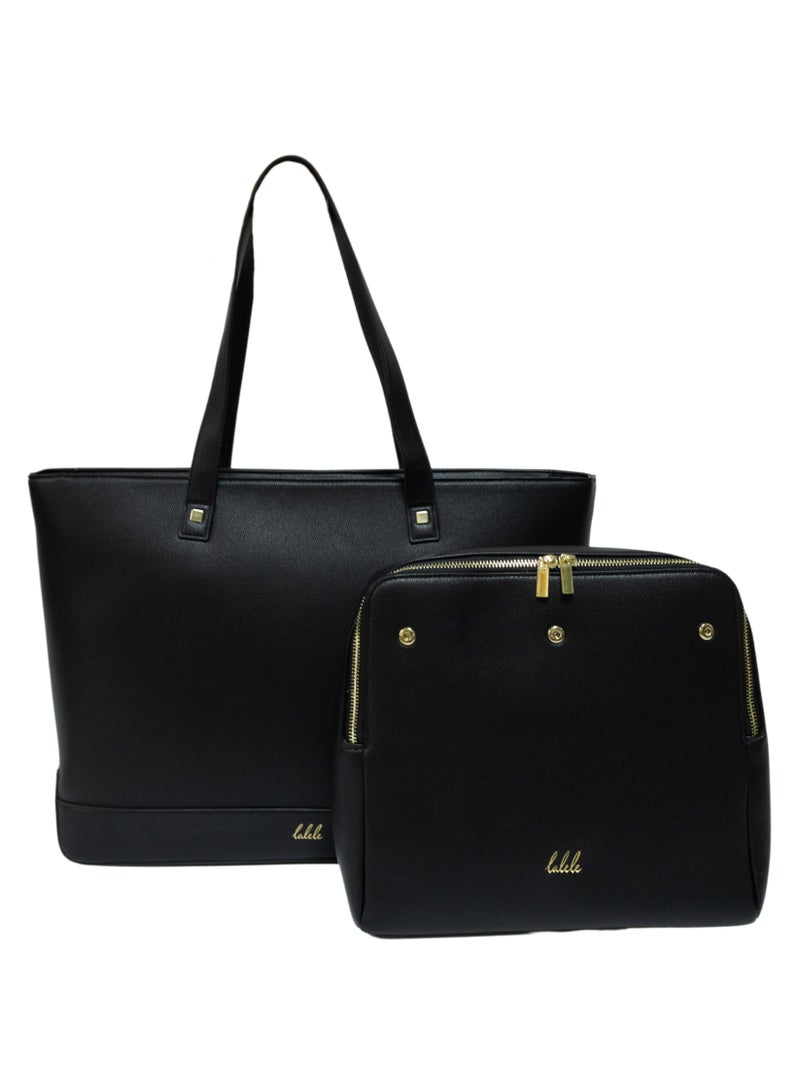 Lalele Everyday Carry-All Bag - Black Solid - Image 1