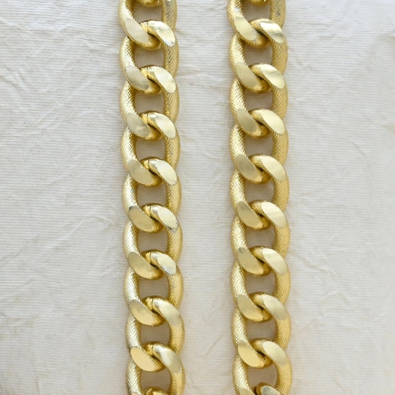 Satra Traders Aluminium Chain Twisted Links Spool Jewelry Making Chains Craft Chain for Necklace Bracelet Earring Size H22mm W28mm Qty 1mtr JT13378 - Image 3
