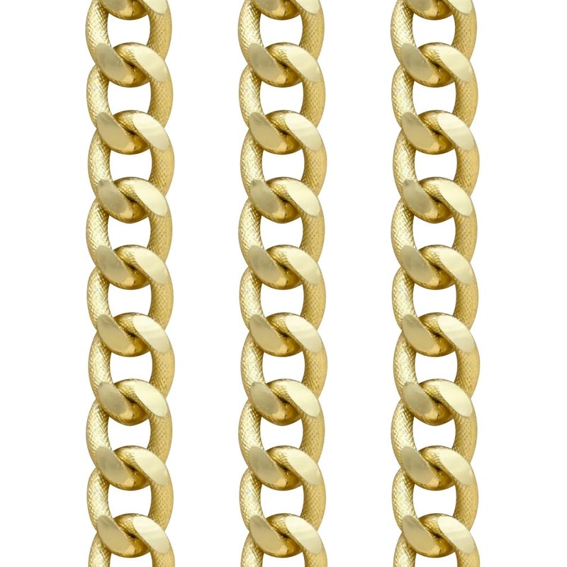 Satra Traders Aluminium Chain Twisted Links Spool Jewelry Making Chains Craft Chain for Necklace Bracelet Earring Size H22mm W28mm Qty 1mtr JT13378 - Image 1