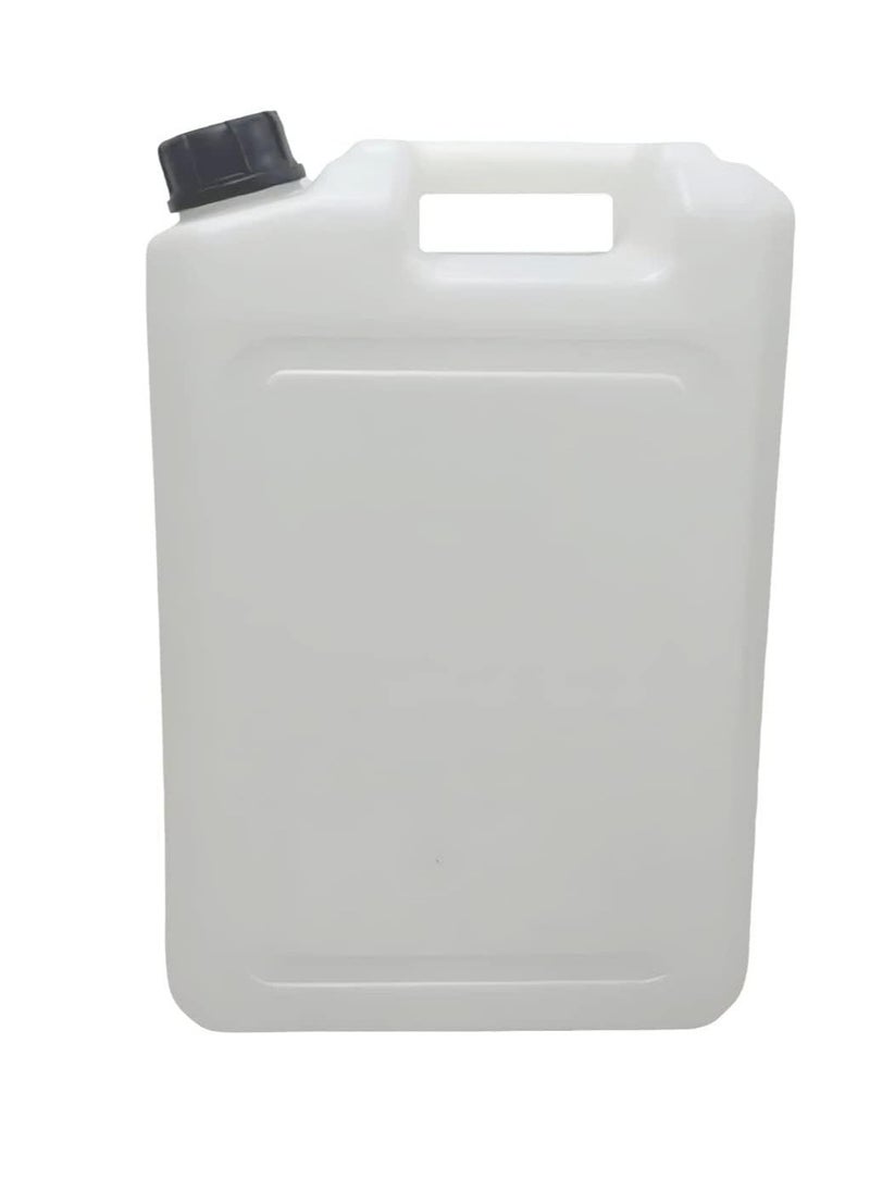 RACO RACO Jerry Can Type Plastic Canister with Black Tamper-Evident Cap for Water, Oil, Food Liquids and Chemicals 20 Litre Made in Oman  - Image 1
