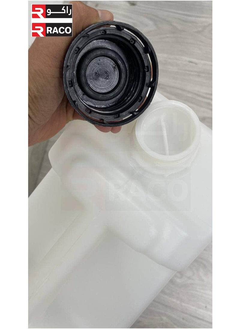 RACO RACO Jerry Can Type Plastic Canister with Black Tamper-Evident Cap for Water, Oil, Food Liquids and Chemicals 20 Litre Made in Oman  - Image 3