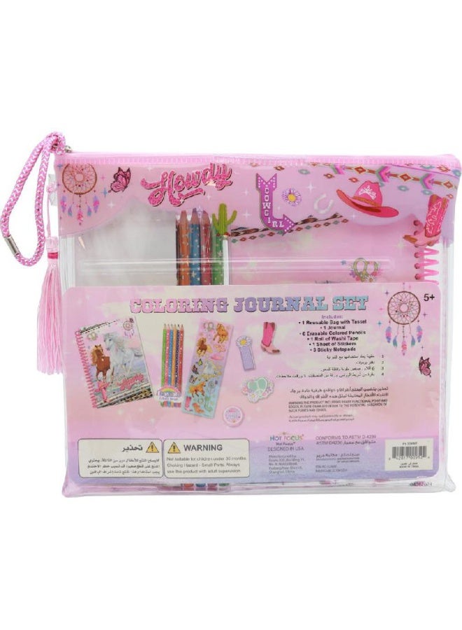 Hot Focus Wild & Free Organizer & Stationary 11 Pieces Pink - Image 2