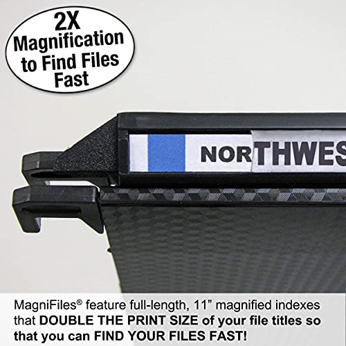 Ultimate Office MagniFile High-Capacity Hanging File Folders, 5" Expanding Files With Silicone Rubber Gussets and Sewn Nylon Edges (Set of 2) - Image 4