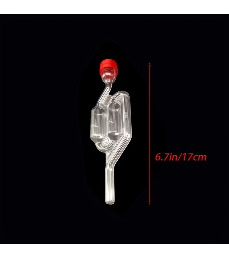S Shaped Plastic Fermentation Air Locks 3pcs Durable Double Bubble Storage - Image 3