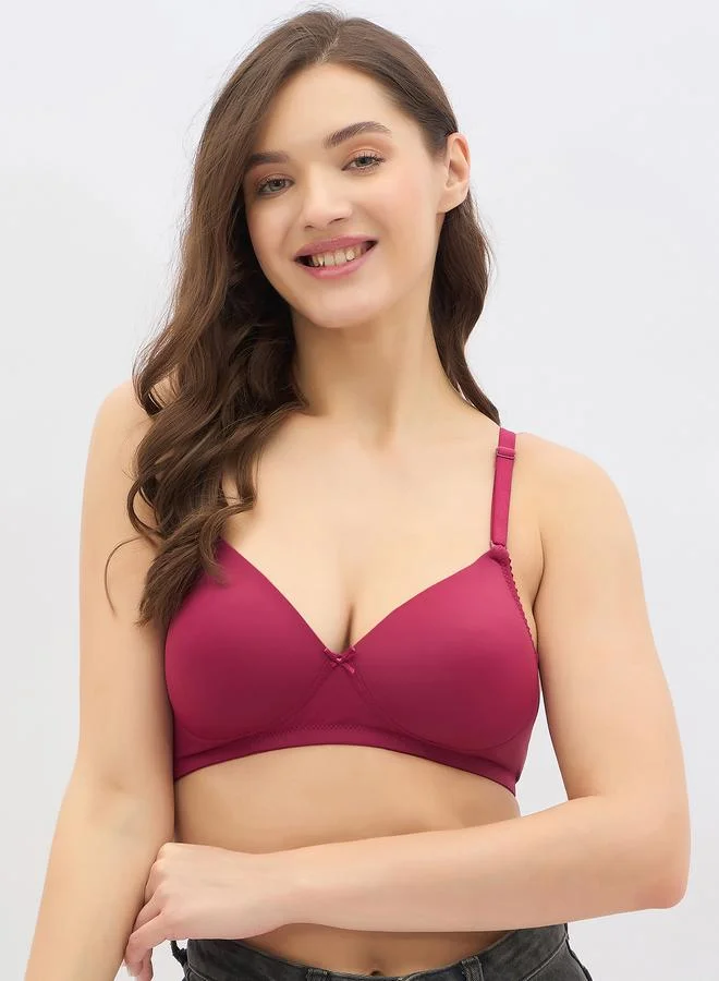 Clovia Clovia Set of 2 - Padded Non-Wired Full Coverage T-Shirt Bra