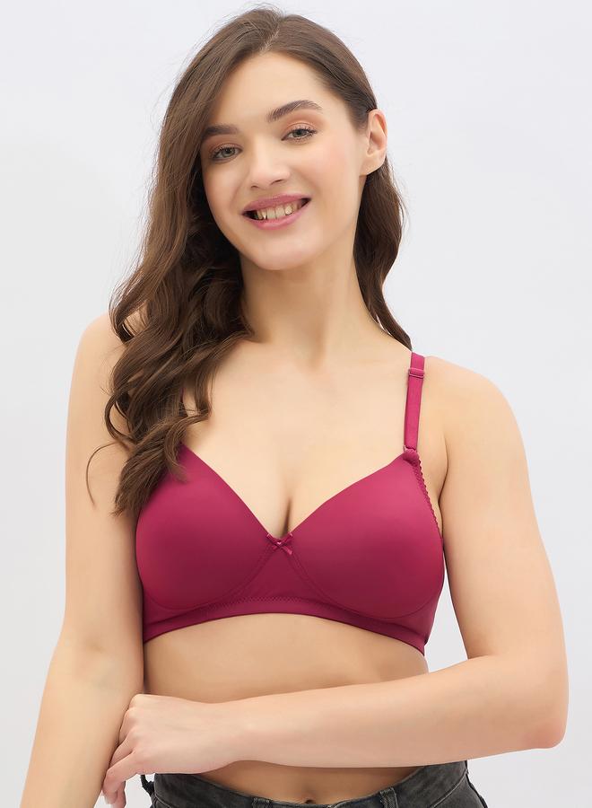Clovia Set of 2 - Padded Non-Wired Full Coverage T-Shirt Bra - Image 4
