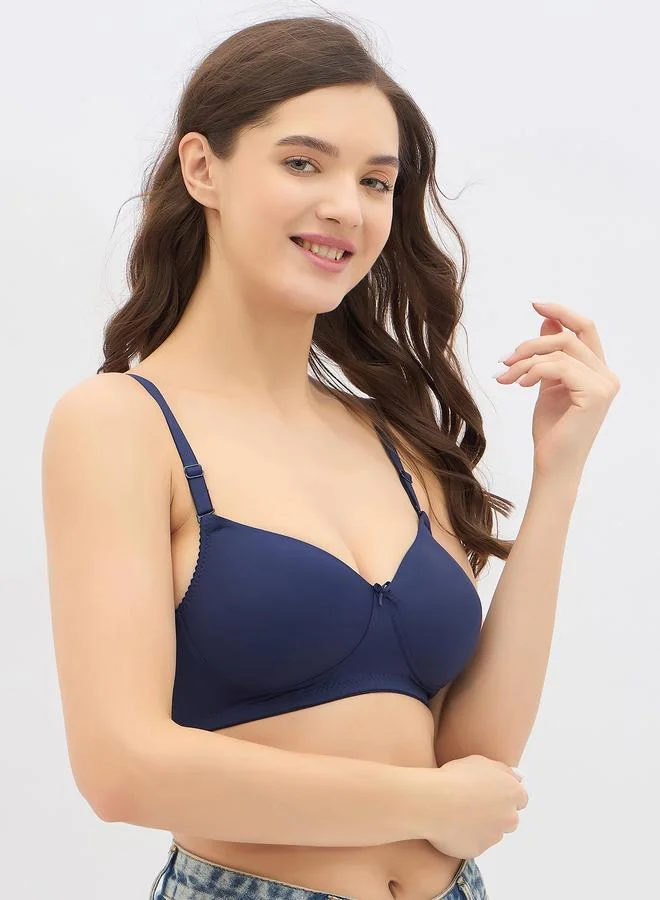 Clovia Clovia Set of 2 - Padded Non-Wired Full Coverage T-Shirt Bra