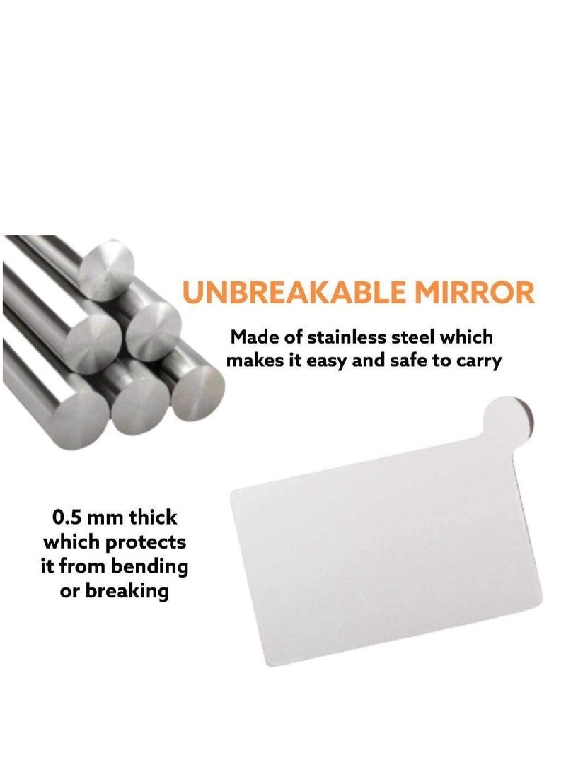 Generic Compact Small Mirror for Purse Makeup Pocket Travel for Women Girls Beauty Accessories - Image 3