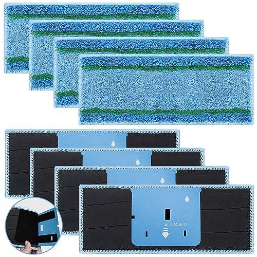 Extolife 8 Pack Upgraded M6 Wet Mopping Pads for iRobot Braava Jet M6 Series (6110) (6012) (6112) (6113) Ultimate Robot Mops, New Sticky Design, Detachable, Washable and Reusable M6 Pads Accessories Parts - Image 1