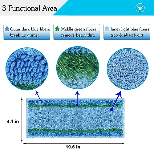 Extolife 8 Pack Upgraded M6 Wet Mopping Pads for iRobot Braava Jet M6 Series (6110) (6012) (6112) (6113) Ultimate Robot Mops, New Sticky Design, Detachable, Washable and Reusable M6 Pads Accessories Parts - Image 2