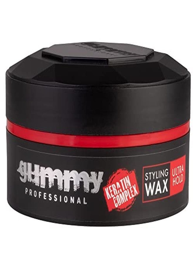 Gummy Ultra Hold Hair Styling Wax 5.07 fl.oz - Keratin Complex, 150 ml (Pack of 3) - Image 2