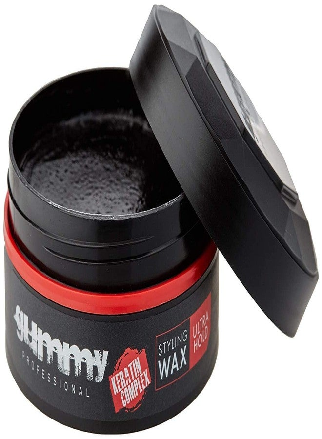 Gummy Ultra Hold Hair Styling Wax 5.07 fl.oz - Keratin Complex, 150 ml (Pack of 3) - Image 4