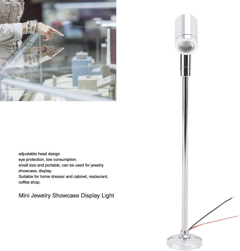 Cabinet Lights, LED Mini Spotlight Display Lights Display Case Lighting Upright Showcase Display Lights for Kitchen Cabinets Cupboard (Netural Light) - Image 2