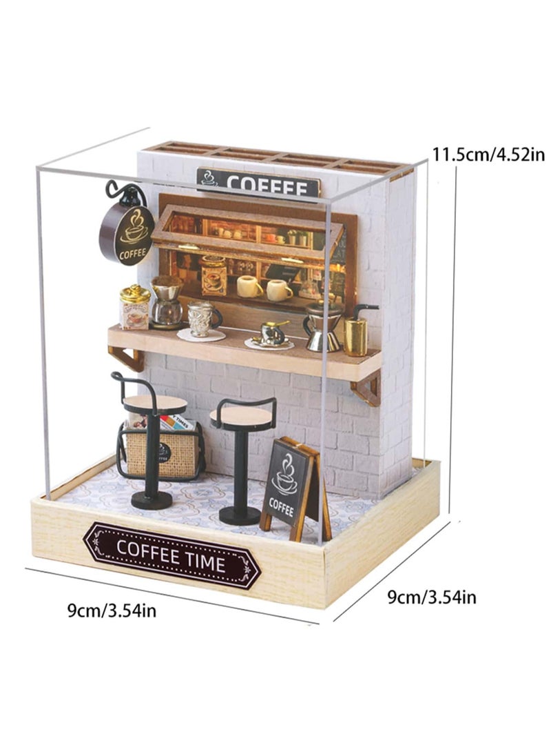 DIY Miniature Coffee Shop Model Kit - Wooden 3D Assembly Scene with Detailed Furniture, Perfect for Crafting Enthusiasts and Home Decor; Handcrafted Mini Dollhouse for Teens and Adults, Battery-Free & Glue-Free Design - pzsku/Z0E30268AB8B95B31B875Z/45/_/1730257194/9e2e1980-55a5-4530-92e1-0dbf44c48568