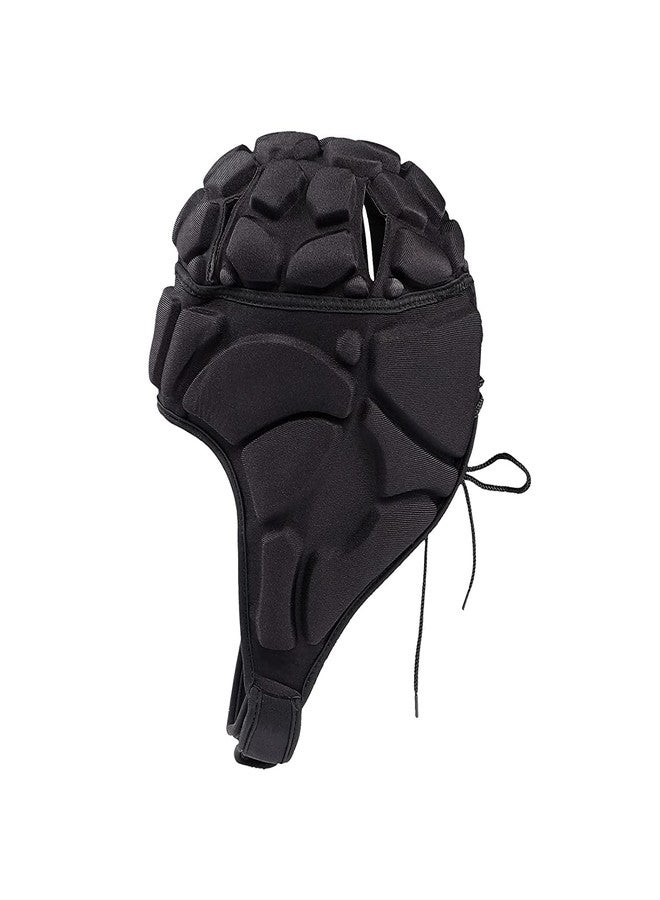 Ndola Adjustable Rugby Helmet Headguard Soft Padded Shell Hockey Head Guard Soccer Protective Headgear Scrum Cap 7v7 Flag Football Head Protector Support Soft Foam Helmet for Adults Youth - Image 2