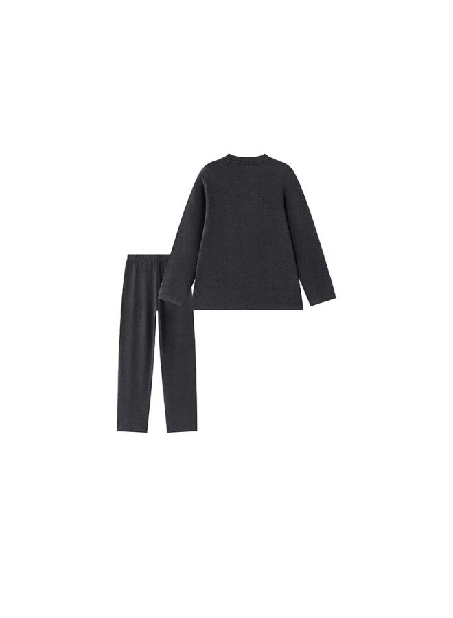 Yeehoo Children's Homewear Set Long Sleeve Long Pants Girls Pajamas Underwear Comfortable Skin-friendly - Image 3