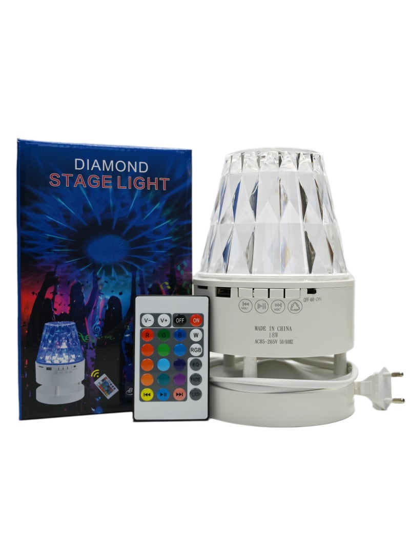 أضواء ديسكو للحفلات على المسرح مع جهاز تحكم عن بعد، مصابيح إضاءة بألوان الدي جي للسيارة وحفلات الزفاف والنوادي والكاريوكي والعروض الداخلية والخارجية - Image 3
