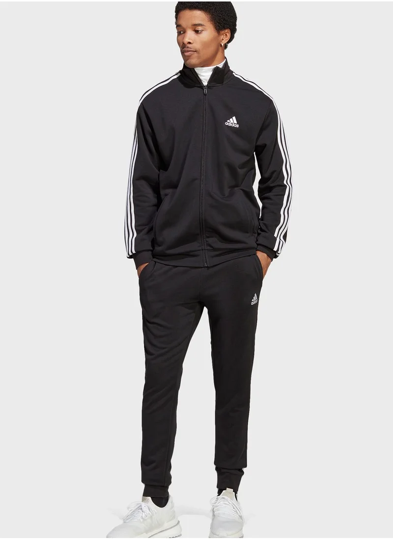 Adidas 3 Stripe French Terry Tracksuit