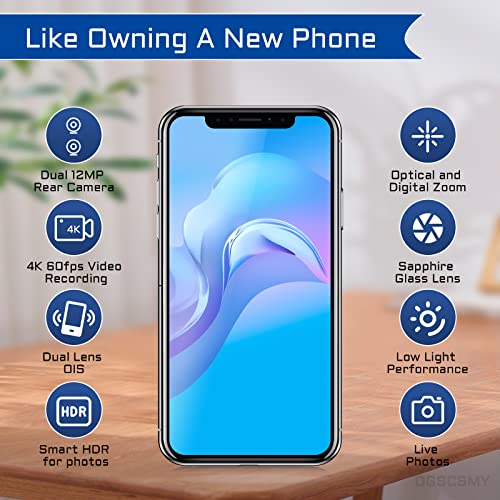 DGSCSMY استبدال كاميرا خلفية DGSCSMY لجهاز آيفون Xs MAX OEM لمجموعة آيفون Xs 12MP العدسة الرئيسية الخلفية مع عدسة تليفوتو واسعة OIS HDR فيديو 4K مجمعة أدوات إصلاح A1920 A2097 A2098 A2099 A2100 - Image 5