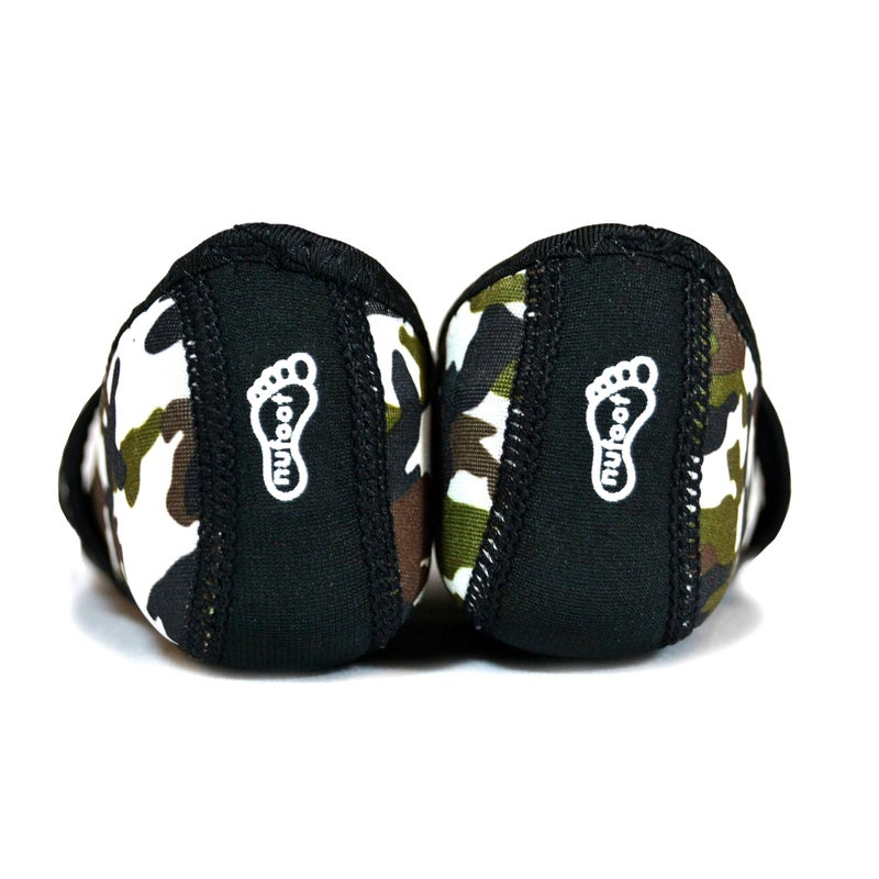 Nufoot Betsy Lou Women's Slippers, Foldable, Flexible Flats, Slipper Socks, Travel Slippers, Exercise Shoe, Dance Shoe, Yoga Socks, House Shoes, Indoor Shoes, Green Camouflage, X-Large - Image 3