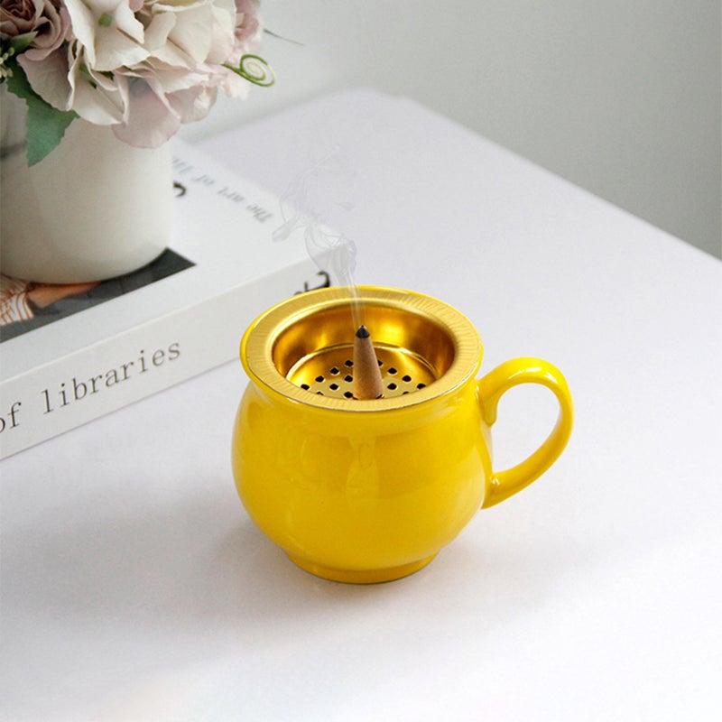 Ceramics Incense Burner Incense Cone Holder Nordic Style Censer Adornment - Image 1