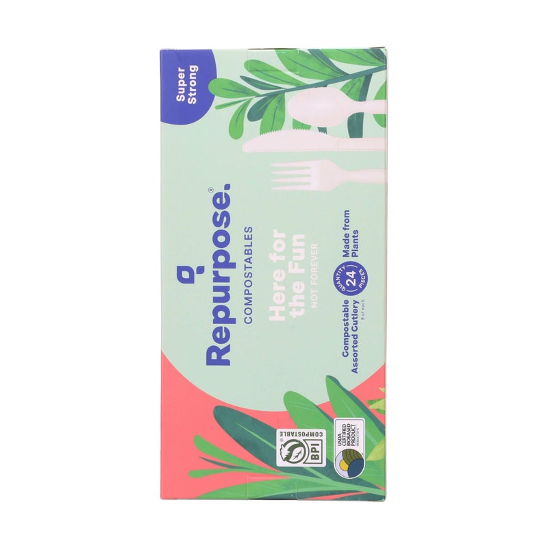 Repurpose Compostables Repurpose, Utenstils Repurpose Combo Set, 24 Count - Image 4