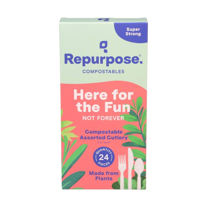 Repurpose Compostables Repurpose, Utenstils Repurpose Combo Set, 24 Count - Image 5