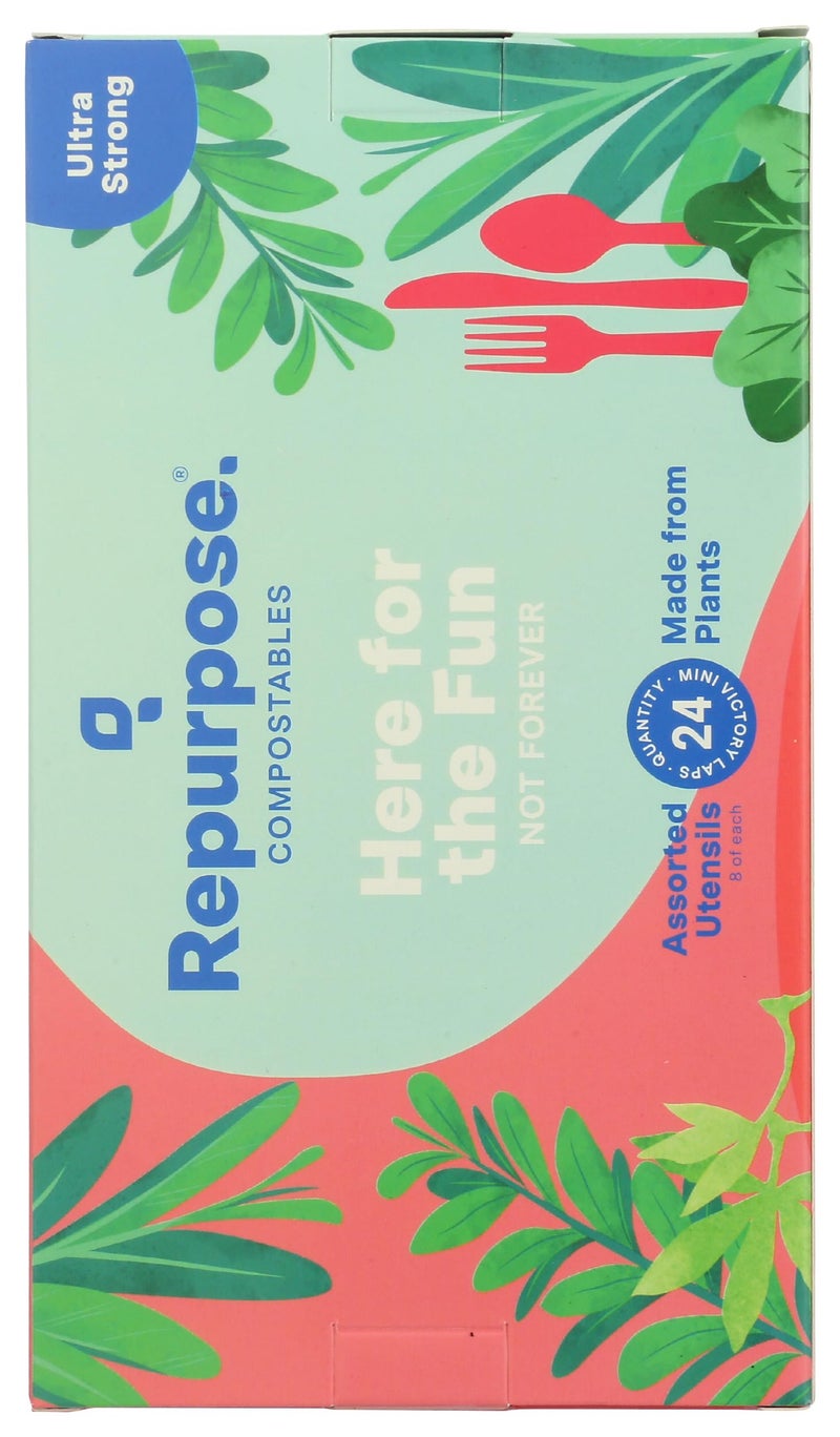 Repurpose Compostables Repurpose, Utenstils Repurpose Combo Set, 24 Count - Image 2