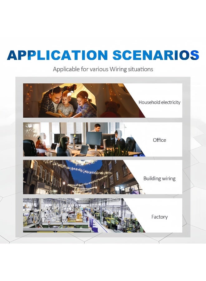 Angola Panda Lever Wire Connectors,60-Piece Quick Connect Electrical Splicing Kit for Compact Inline Terminals - 28-12 AWG, 1 in 1 out - Image 5