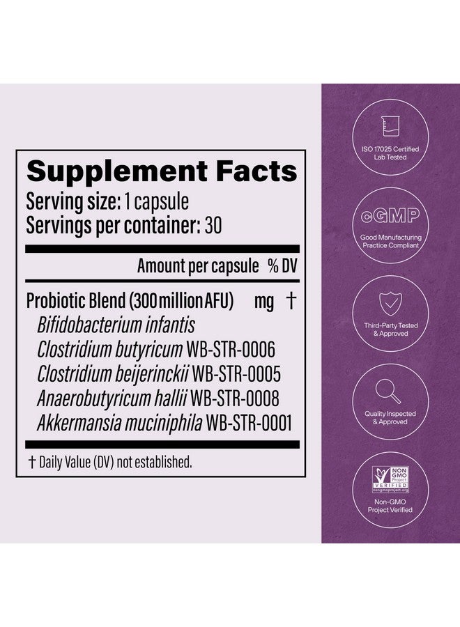 Pendulum Pendulum Metabolic Daily - Multi-Strain Probiotic with Akkermansia Muciniphila to Support Metabolism and Sustain Energy Levels - for Women and Men - 30 Capsules (1 Pack) - Image 5