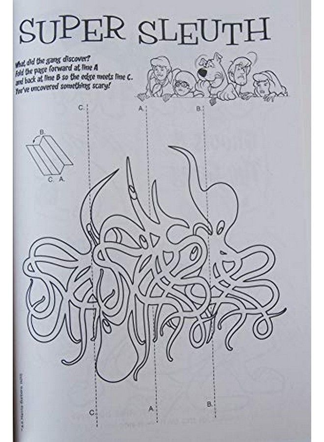 Bendon Scooby Doo Gigantic 192 Page Coloring Book With Bonus Stand Up Characters On Back Large. (Large) - Image 5