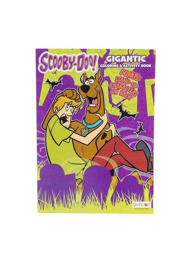 Bendon Scooby Doo Gigantic 192 Page Coloring Book With Bonus Stand Up Characters On Back Large. (Large) - Image 1