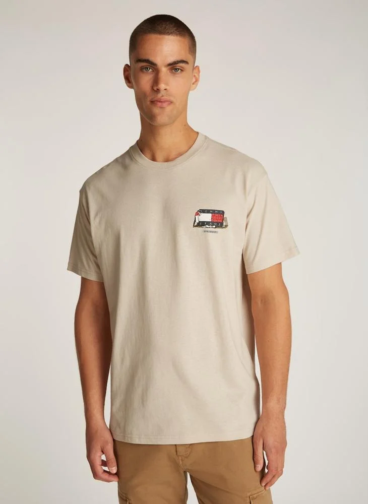 تومي جينز Logo Crew Neck T-Shirt