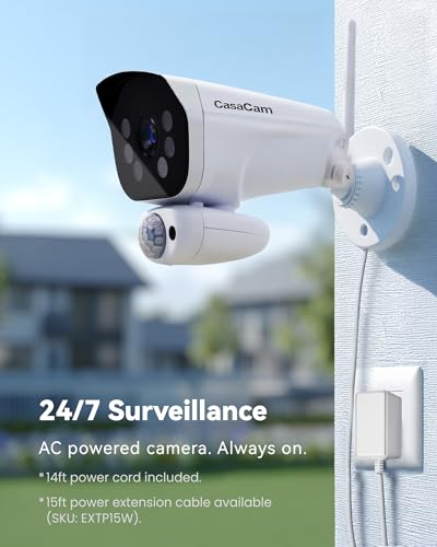 CasaCam Wireless Security Camera System Pro | 10.1” Touchscreen Monitor, 2 2K Floodlight Cameras | Indoor/Outdoor, No Monthly Fees, AI Detection, Two-Way Talk, 64GB SD, Model VS6102 - Image 3
