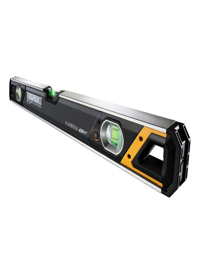 ToughBuilt - 24-in Lighted Magnetic Box Level - (TB-H2-L-24LH-M) - Image 1