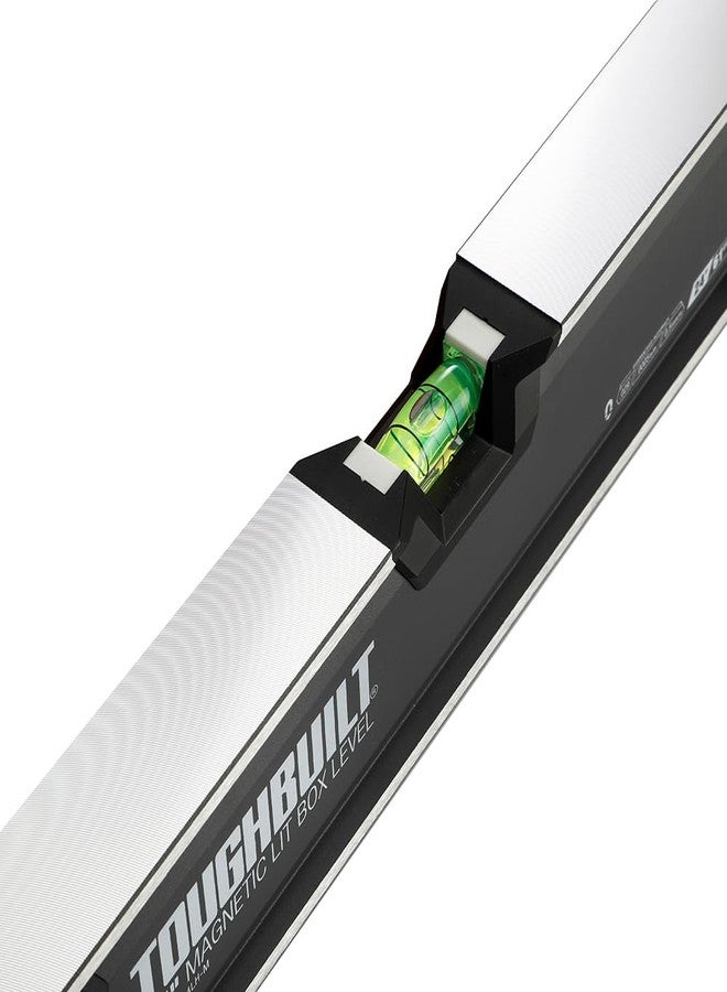 ToughBuilt - 24-in Lighted Magnetic Box Level - (TB-H2-L-24LH-M) - Image 5
