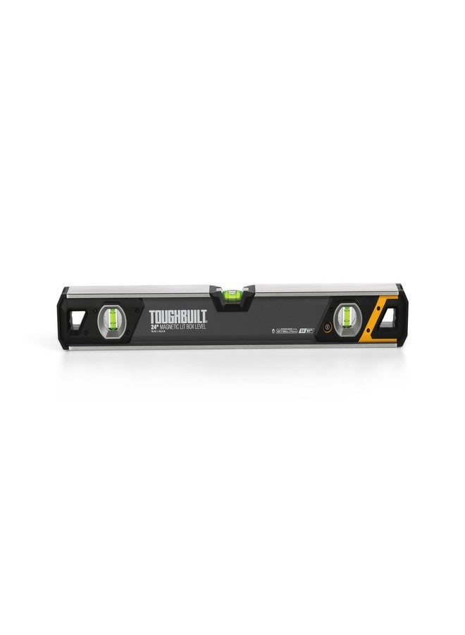 ToughBuilt - 24-in Lighted Magnetic Box Level - (TB-H2-L-24LH-M) - Image 2