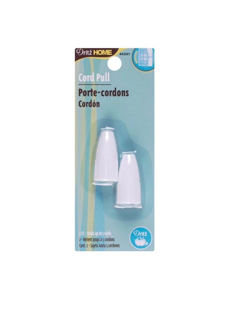 Dritz Home Cord Pulls 2/Pkg White - pzsku/Z0E30E097F07DFAF519BFZ/45/_/1652685311/d5b7bcae-409b-4ad3-9835-6ee5c8e0abfa