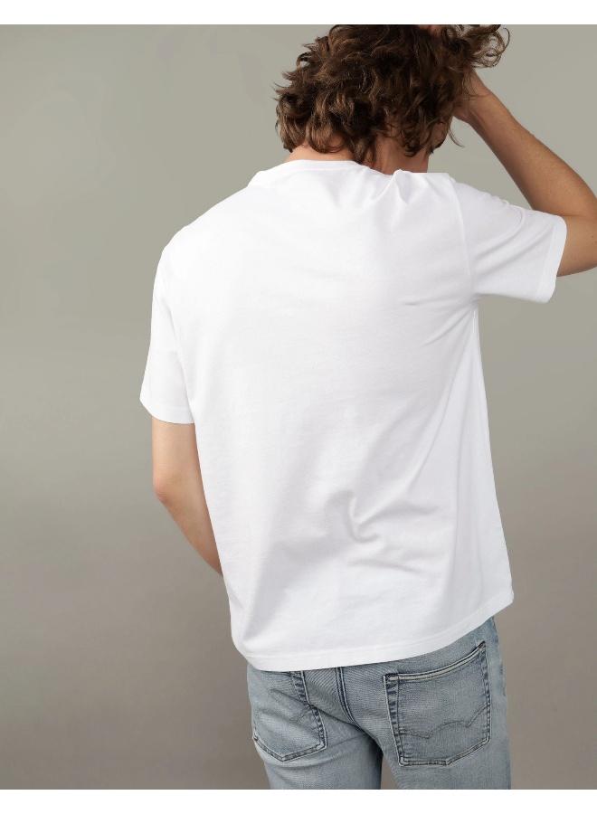 American Eagle Logo Detail Crew Neck T-Shirt - Image 4