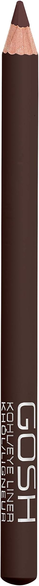 gosh قلم مكياج كحل جاش 2 في 1 مناسب أيضًا كظلال عيون مع فيتامين E المغذي سهل التطبيق على الجفن العلوي والسفلي نباتي خالي من العطور إسبريسو - Image 1