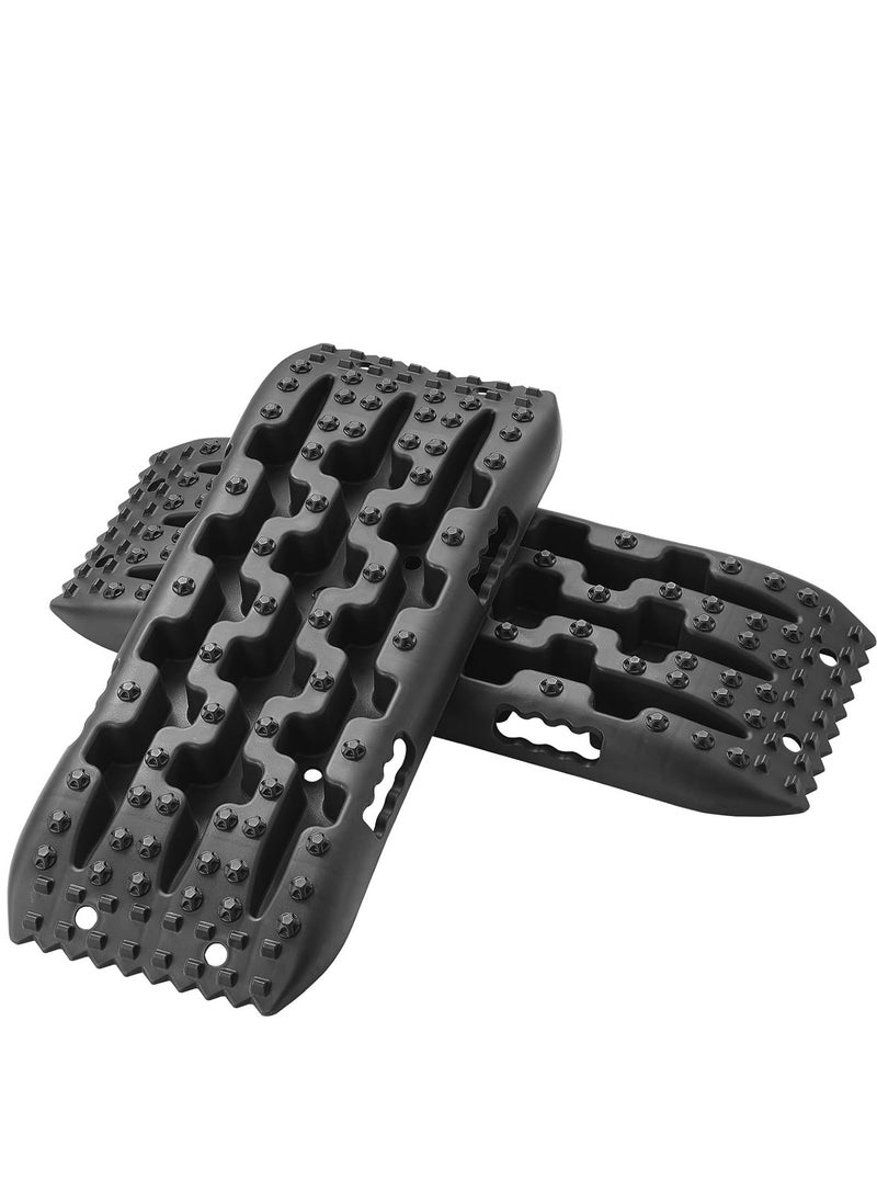 ماركة غير محددة ألواح جر 10 طن لسيارات الدفع الرباعي (أسود - 2 قطعة)  - Image 1