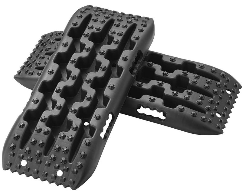 ألواح جر 10 طن لسيارات الدفع الرباعي (أسود - 2 قطعة) - Image 1