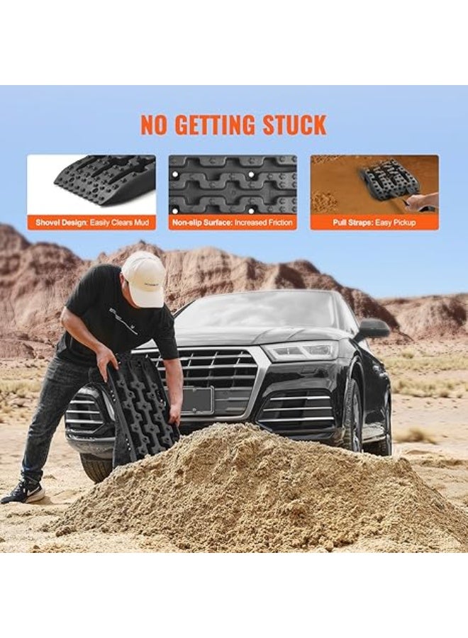 ألواح جر 10 طن لسيارات الدفع الرباعي (أسود - 2 قطعة) - Image 4