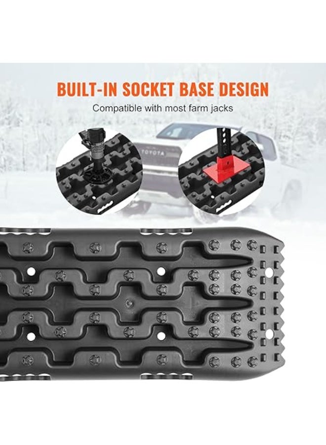 ألواح جر 10 طن لسيارات الدفع الرباعي (أسود - 2 قطعة) - Image 3